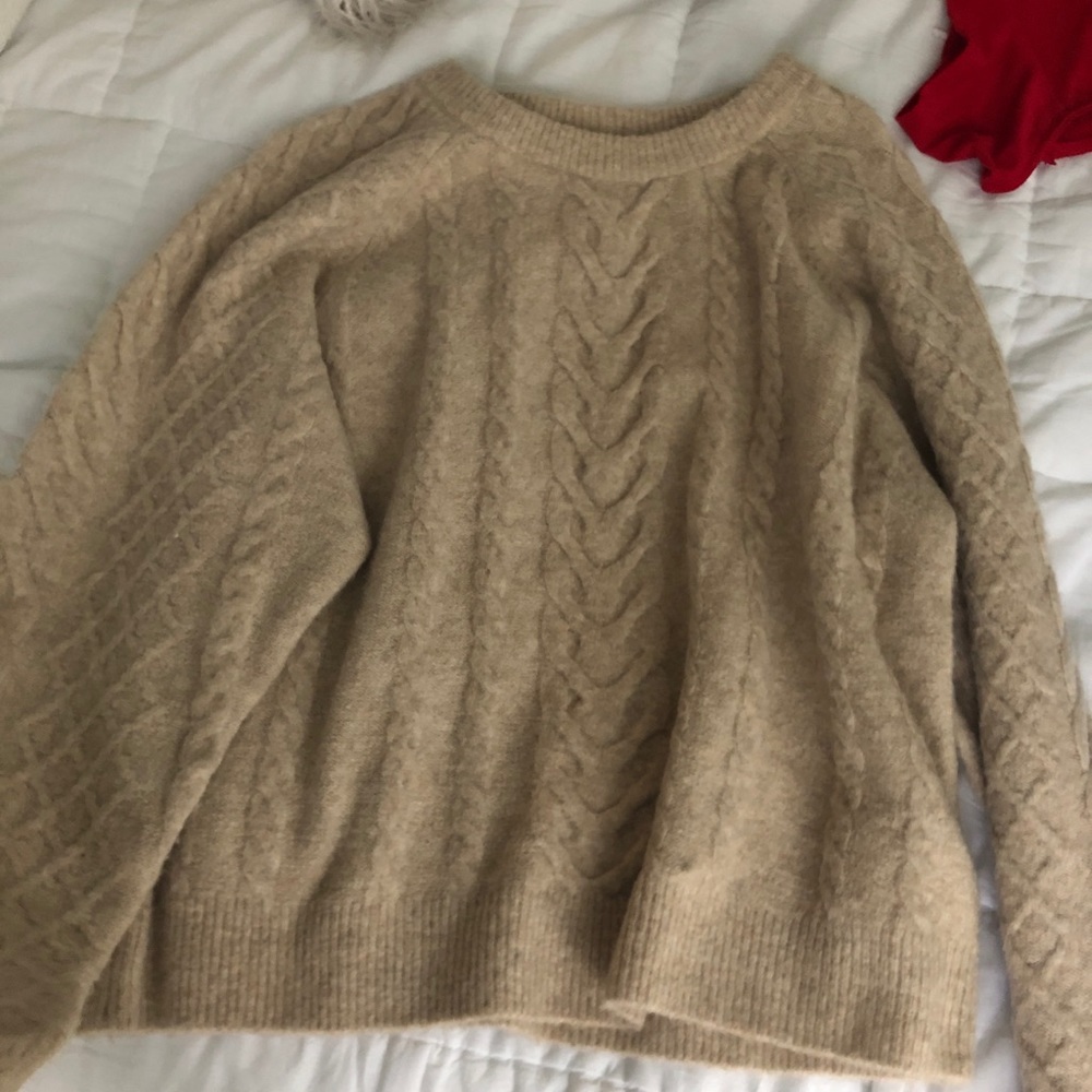 Oatmeal chunky sweater